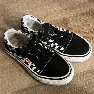 Echo UNLTD Kids Black and White Checkered Shoes